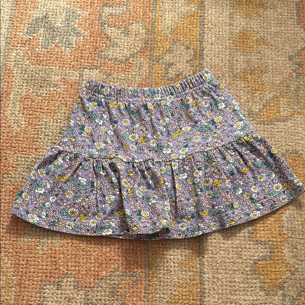 Floral Purple Skirt